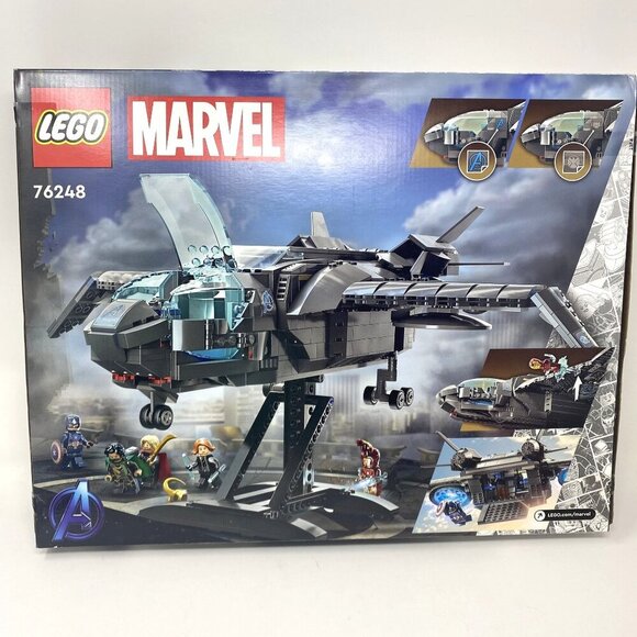 LEGO Marvel The Avengers Quinjet 76248 Spaceship Minifigures Infinity Saga NEW - Picture 6 of 10